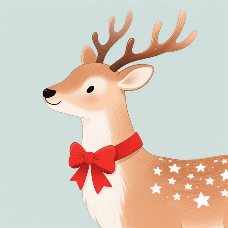 A Festive Reindeer Reindeer Festive