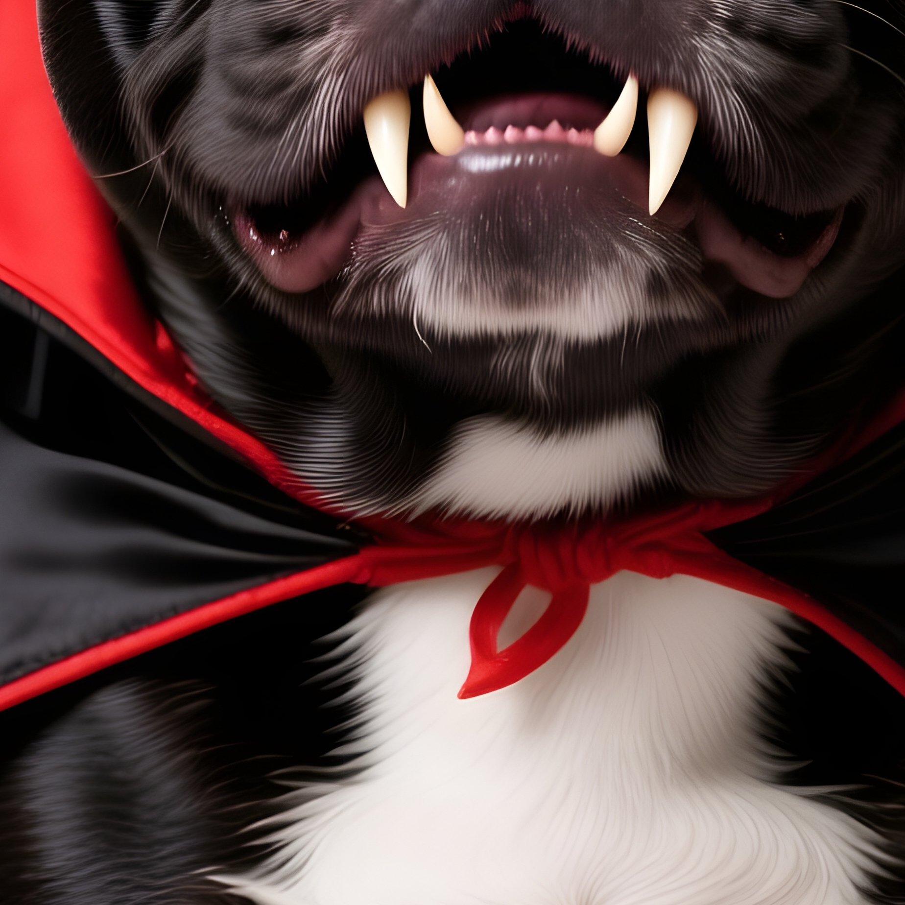 A French Bulldog Dressed As A Vampire French Bulldog Vampire - Full Resolution Quality Preview