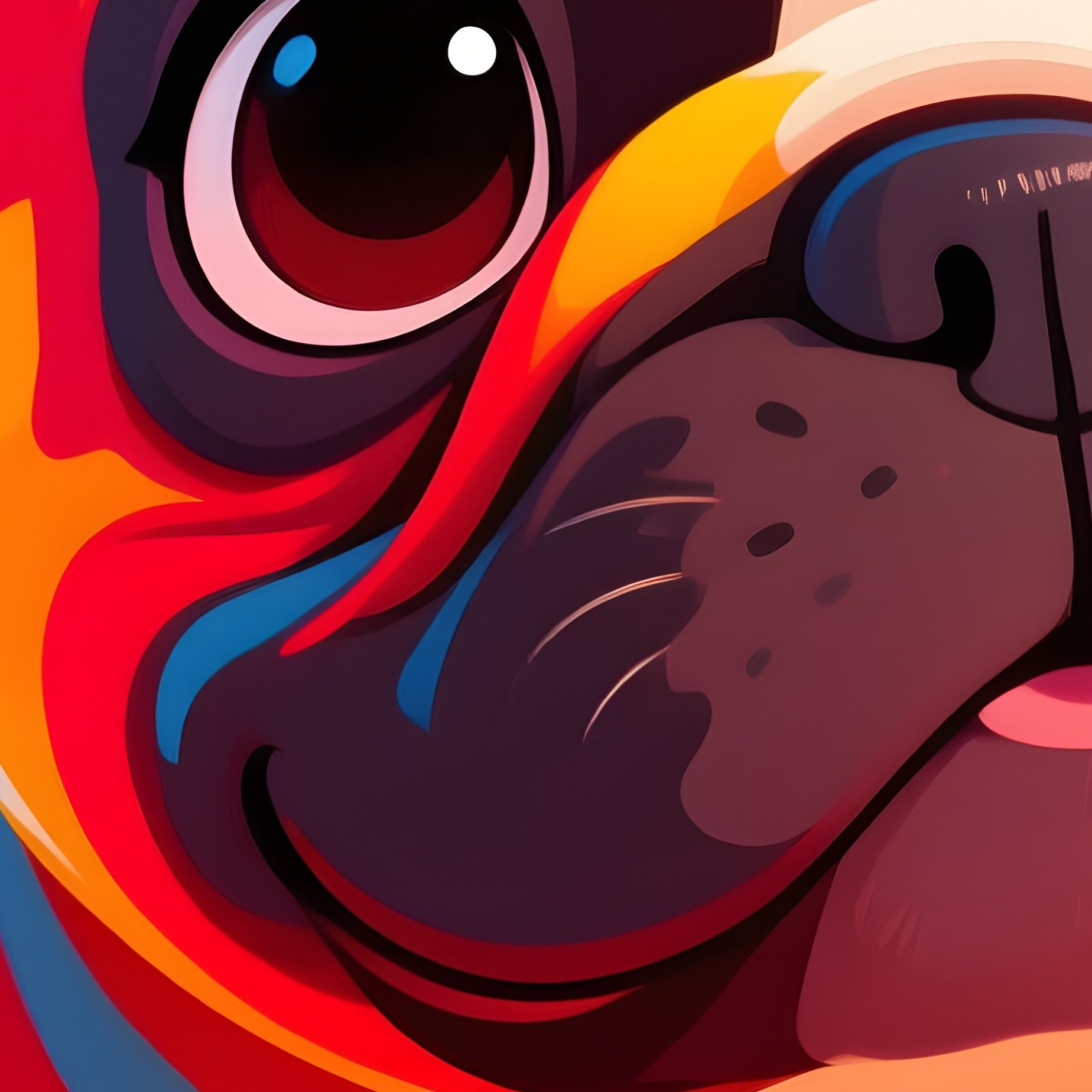 A French Bulldog Puppy In Digital Art - Full Resolution Quality Preview