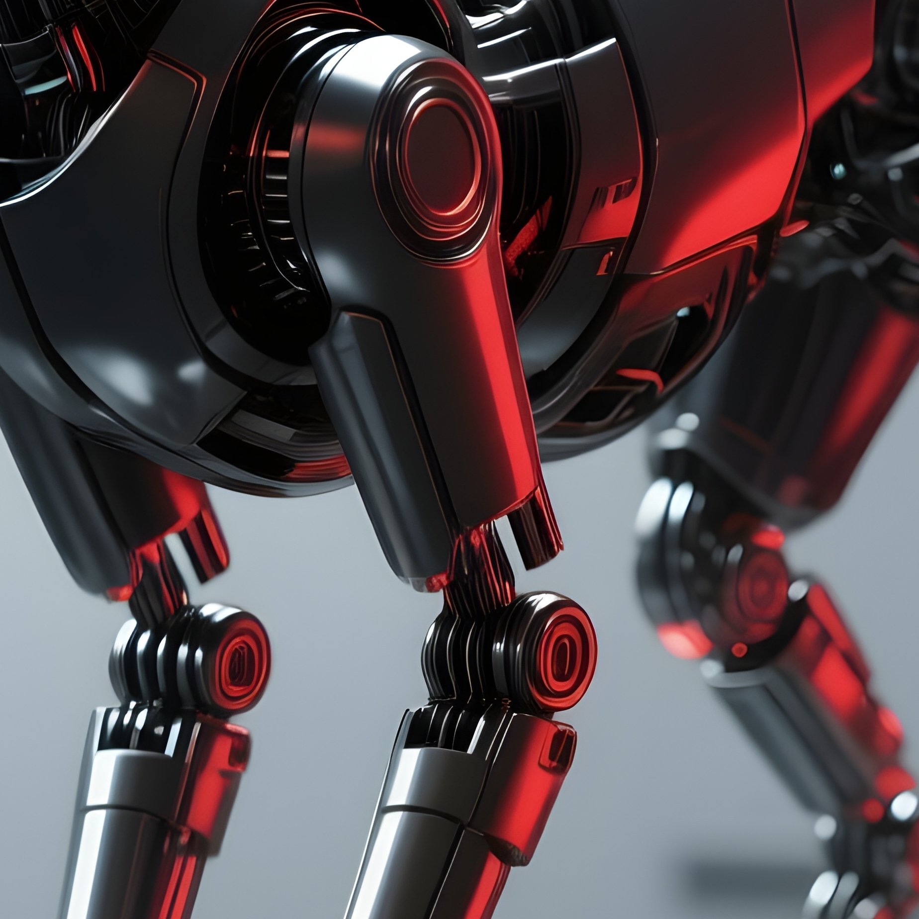 A Futuristic Cat Perched On A High Shelf - Full Resolution Quality Preview