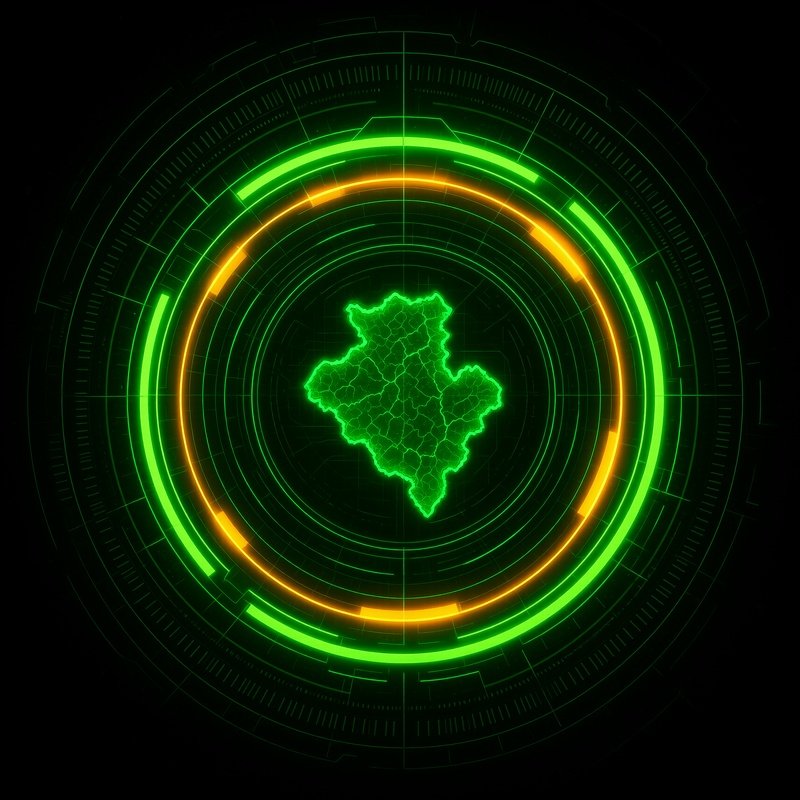 A Futuristic Digital Interface Or Hologram Futuristic Digital Art