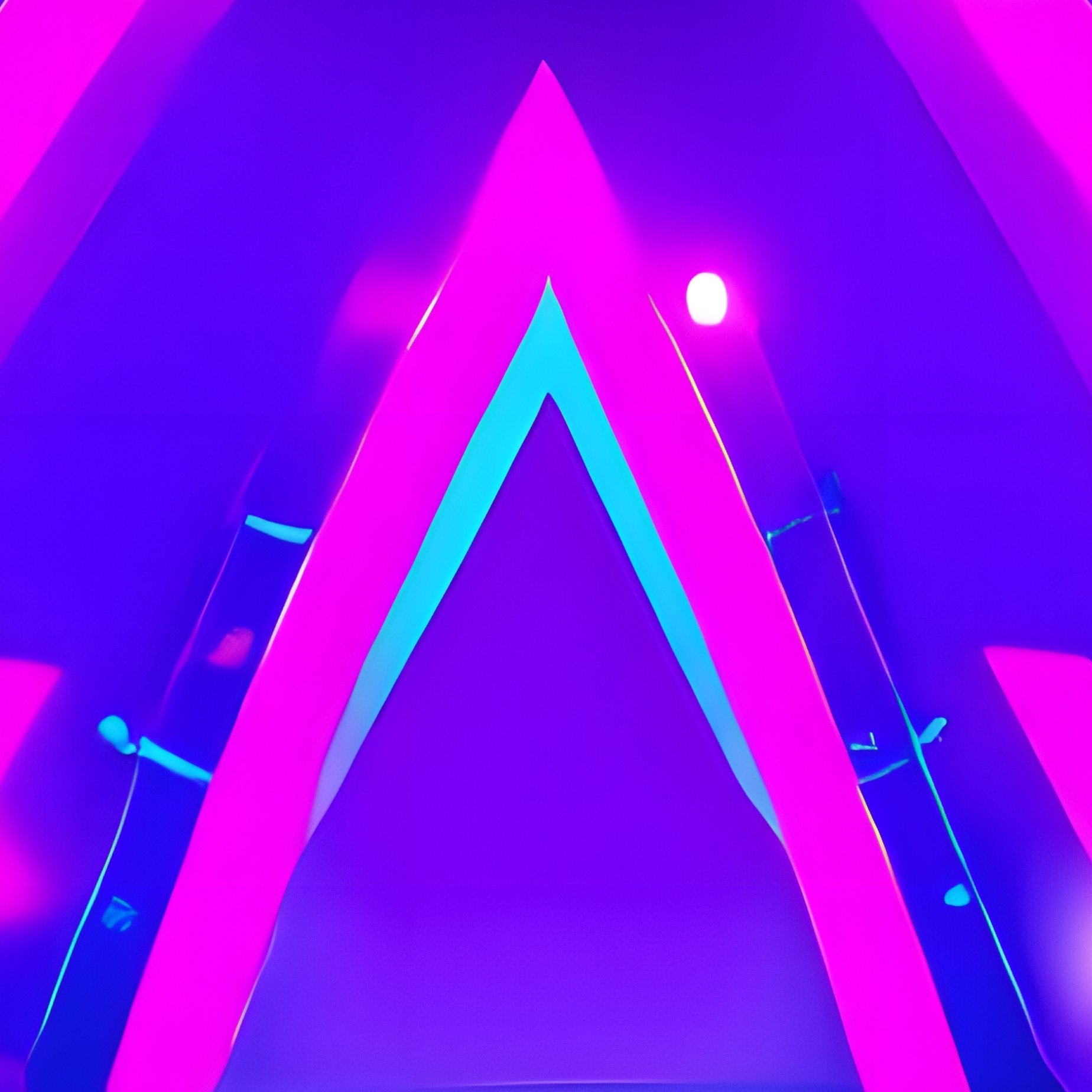 A Futuristic Stage Or Concert Venue Futuristic Stage - Full Resolution Quality Preview