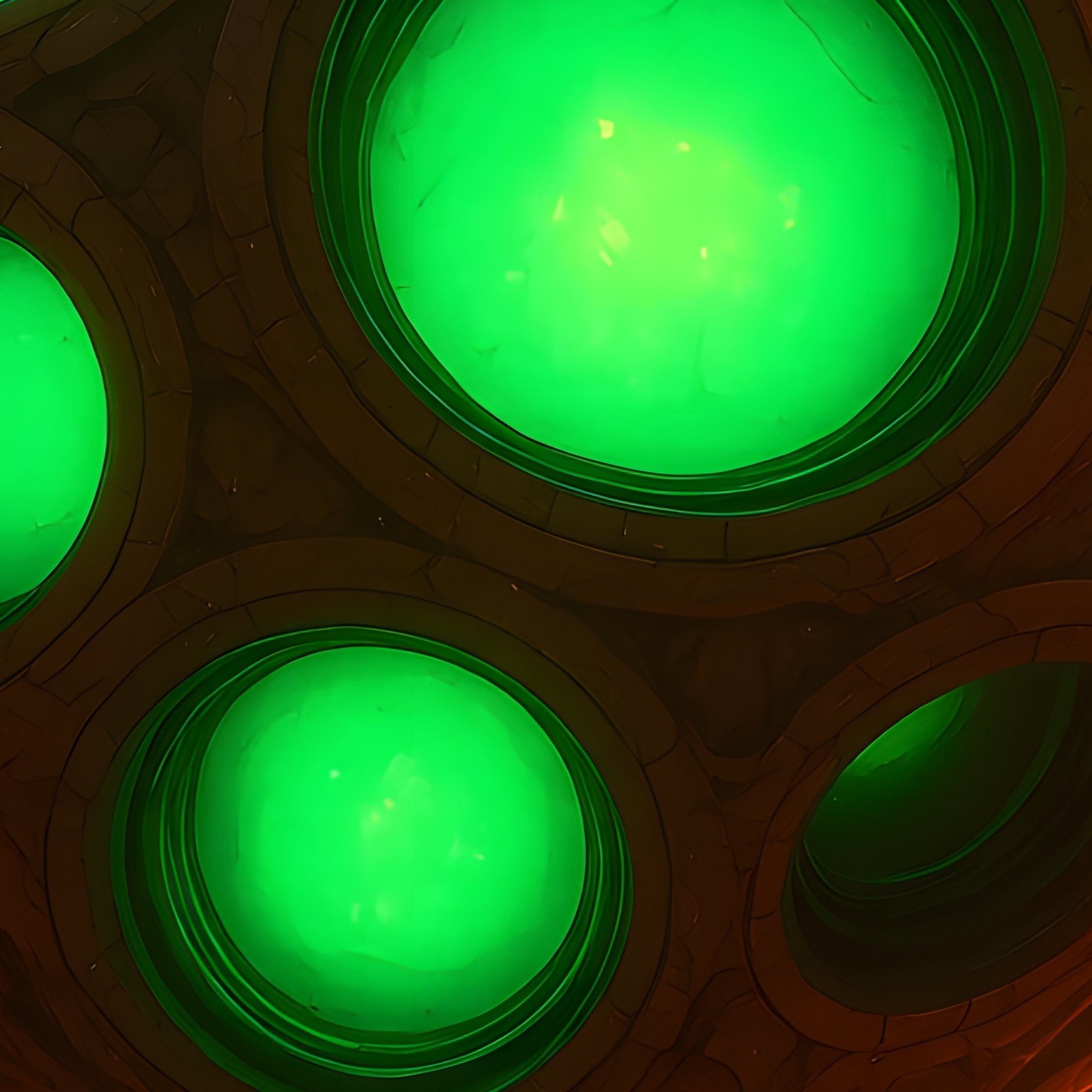 A Futuristic Structure With Glowing Elements Futuristic Landscape - Full Resolution Quality Preview