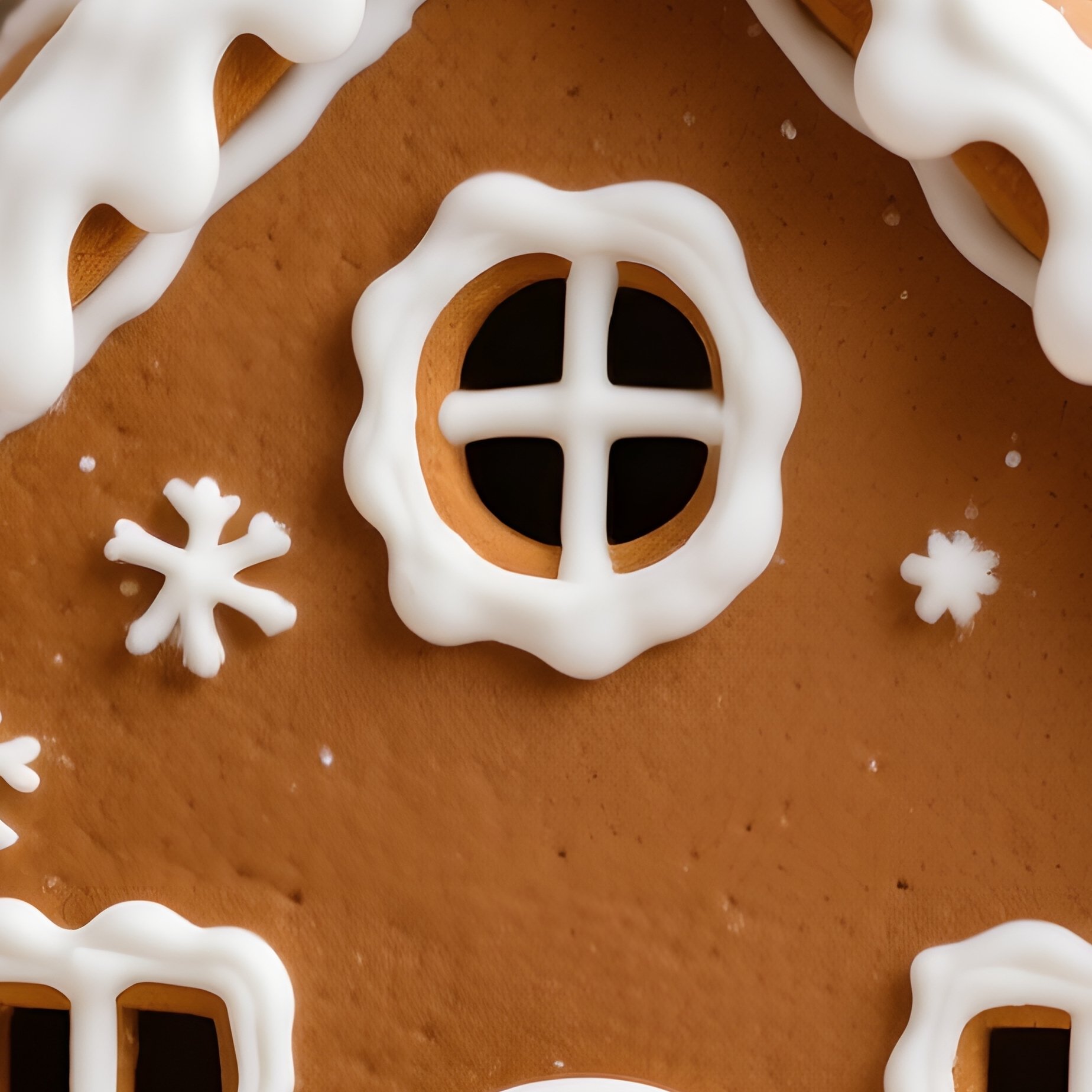 A Gingerbread House Being Held By Two People Gingerbread Holiday - Full Resolution Quality Preview