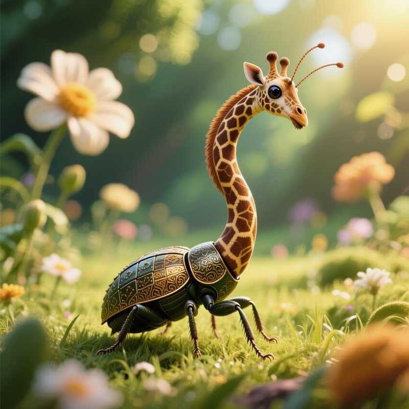 A Giraffe Weevil With Its Incredibly Long Neck