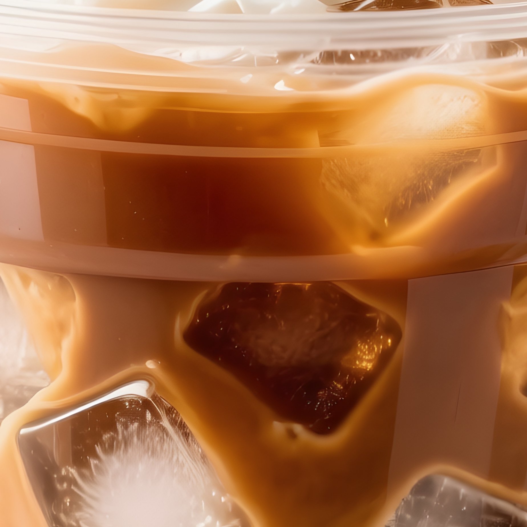 A Glass Of Iced Coffee Beverage Iced Coffee Whipped Cream - Full Resolution Quality Preview