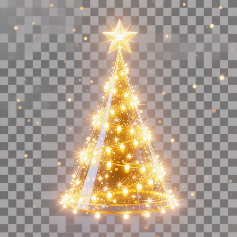 A Glowing Christmas Tree Christmas Tree