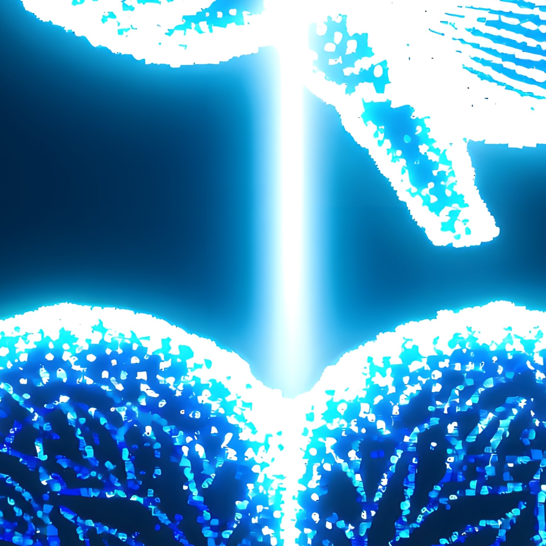 A Glowing Heart Connected To A Brain Heart Brain - Full Resolution Quality Preview