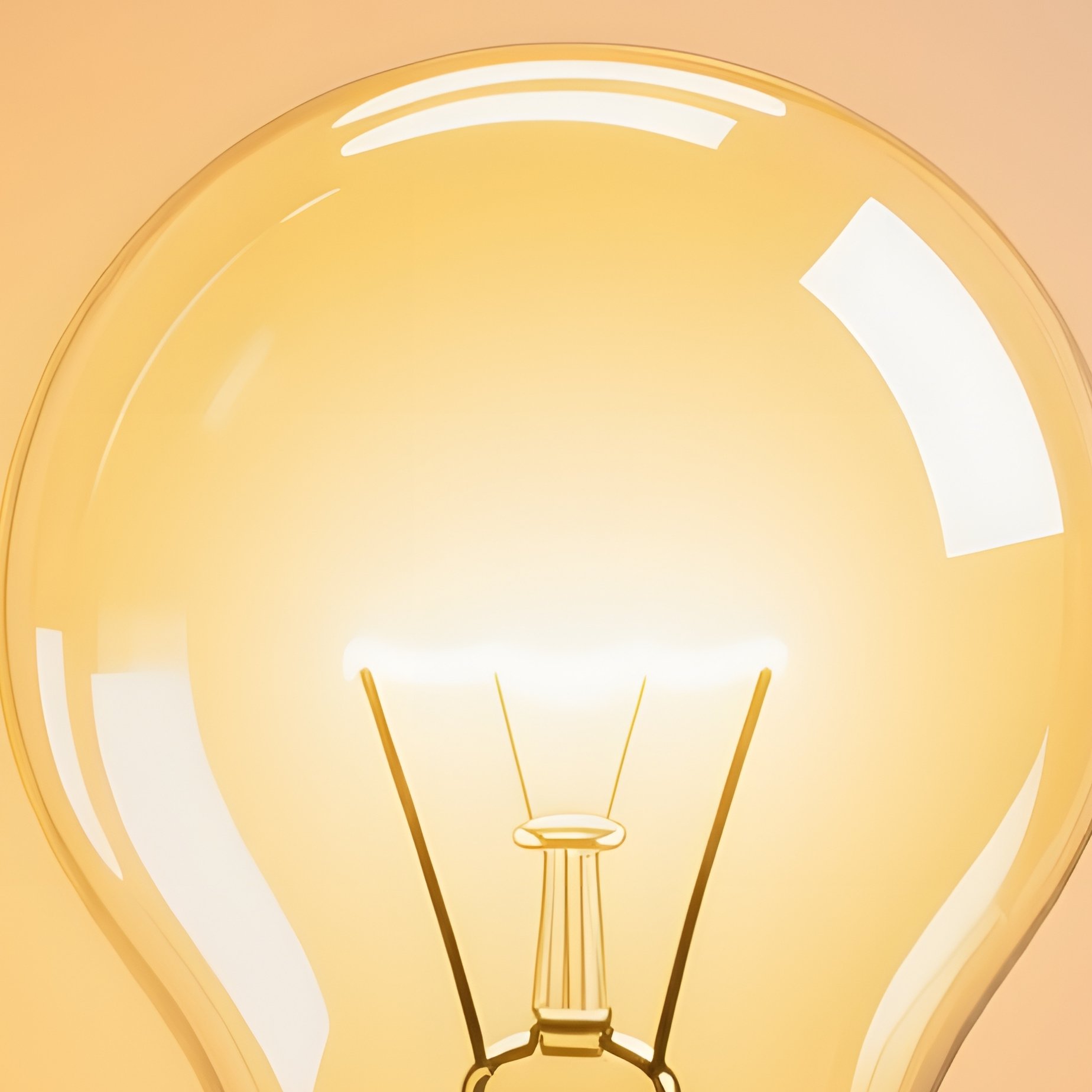 A Glowing Light Bulb Creativity Innovation - Full Resolution Quality Preview