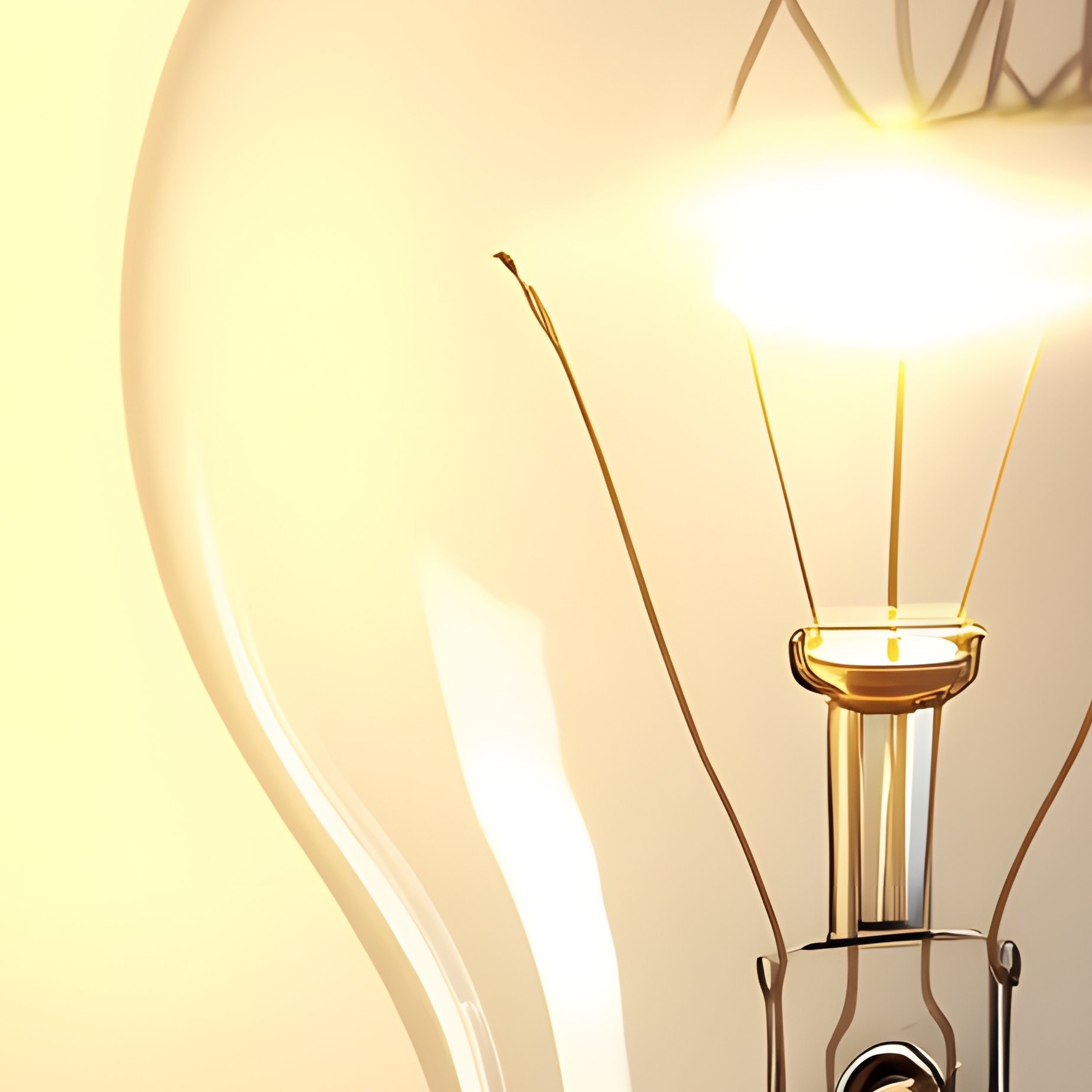 A Glowing Light Bulb Creativity Innovation - Full Resolution Quality Preview
