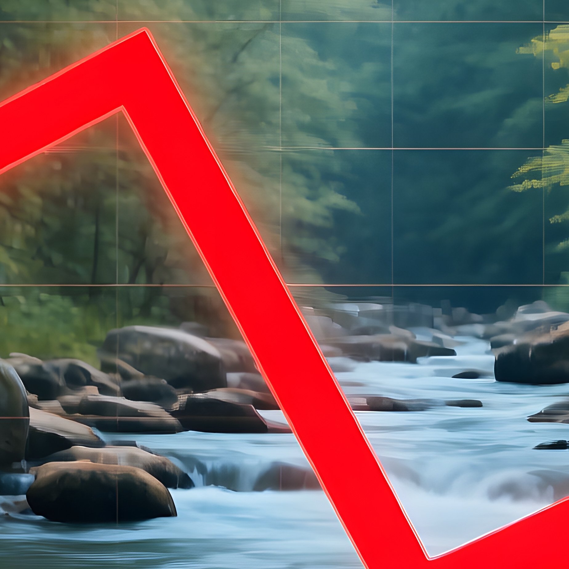 A Graph Overlay On A Natural Landscape Nature Graph - Full Resolution Quality Preview