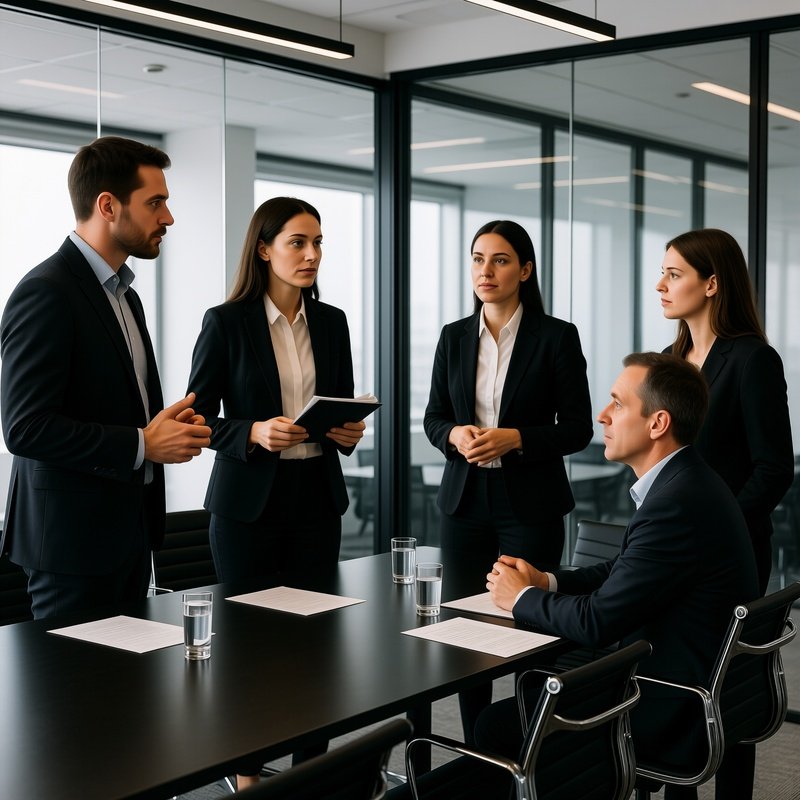 A Group Of Business People In A Meeting Business Meeting
