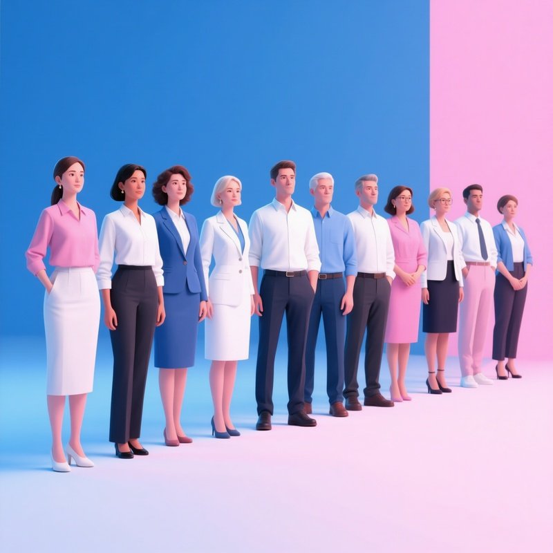 A Group Of Diverse Individuals Standing In A Row Diversity