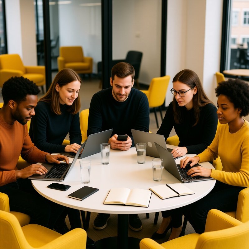 A Group Of People Engaged In A Meeting Meeting Collaboration