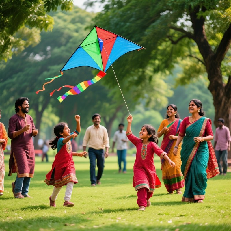 A Group Of People Flying A Kite Kite Flying Outdoor Activity