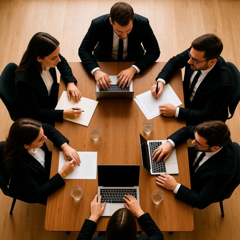 A Group Of People In A Meeting Meeting Collaboration