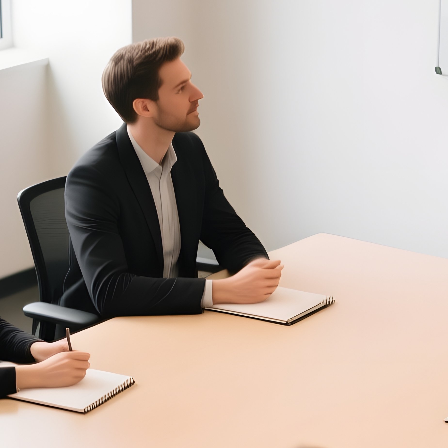 A Group Of People In A Meeting Meeting Professional - Full Resolution Quality Preview