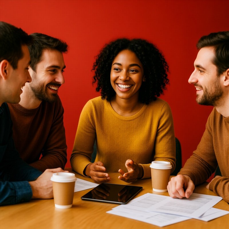 A Group Of People In A Meeting Meeting Collaboration
