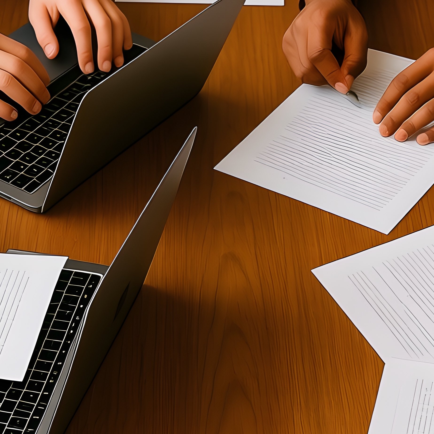 A Group Of People In A Meeting Meeting Collaboration - Full Resolution Quality Preview