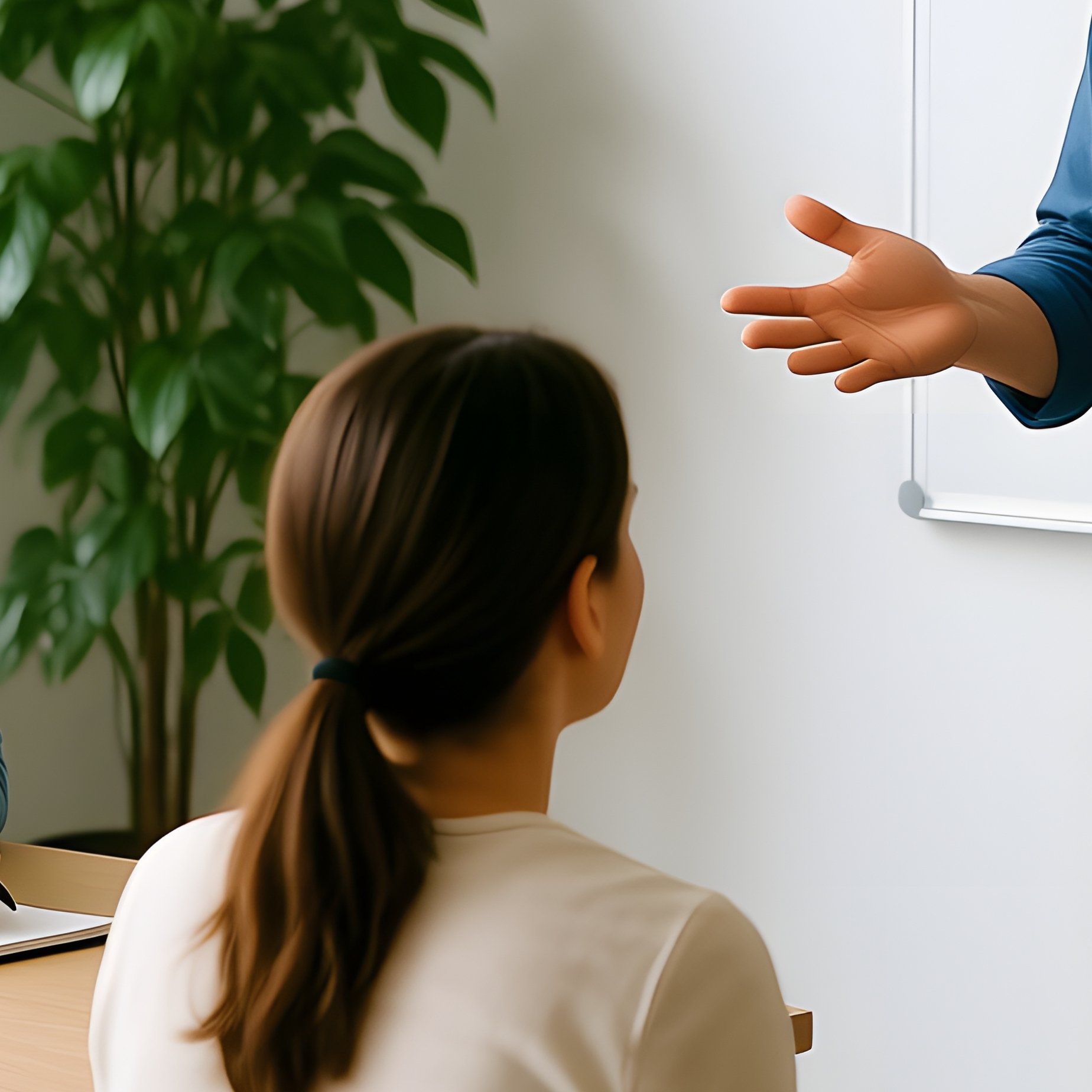 A Group Of People In A Meeting Or Workshop Setting Meeting - Full Resolution Quality Preview