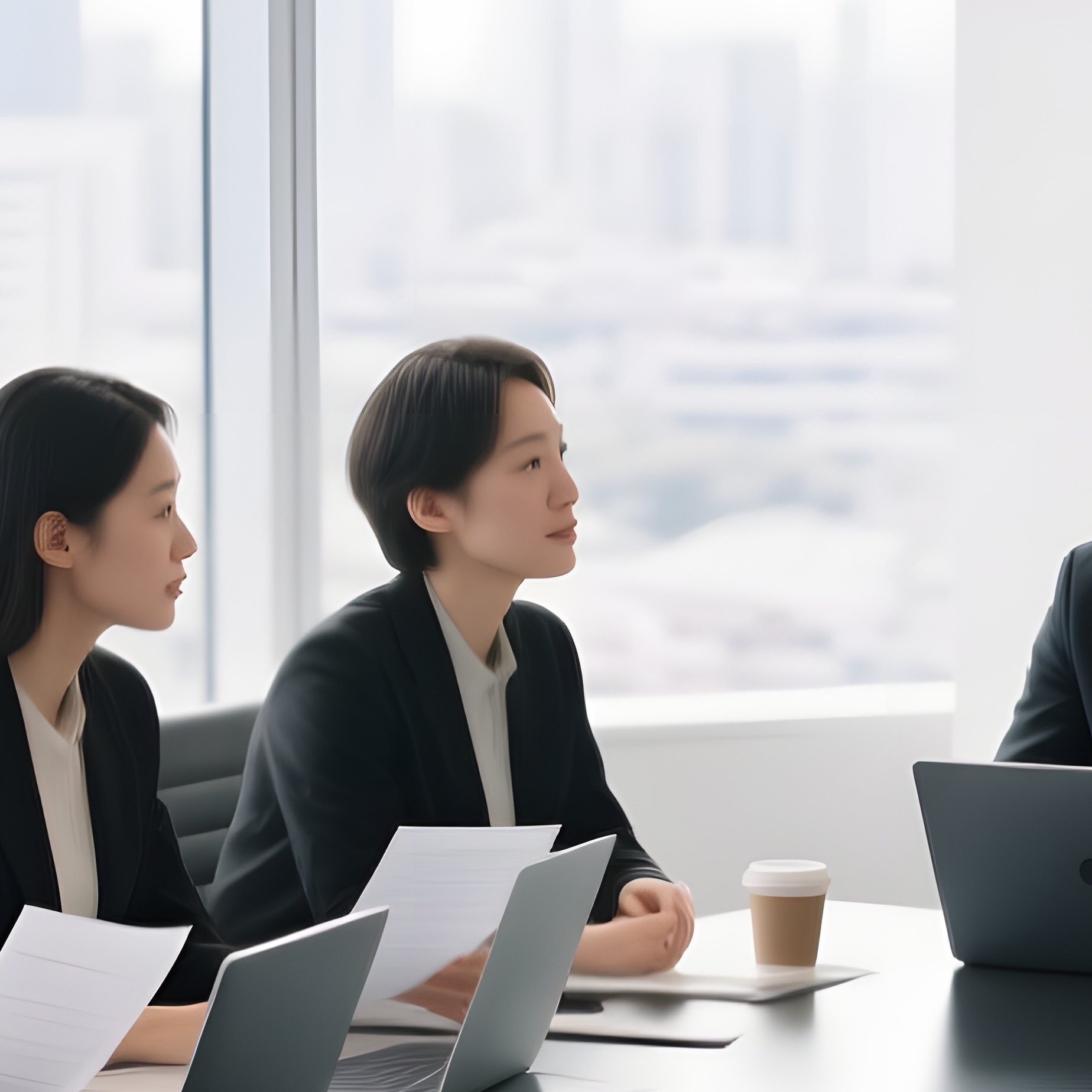 A Group Of Professionals In A Meeting Business Meeting - Full Resolution Quality Preview