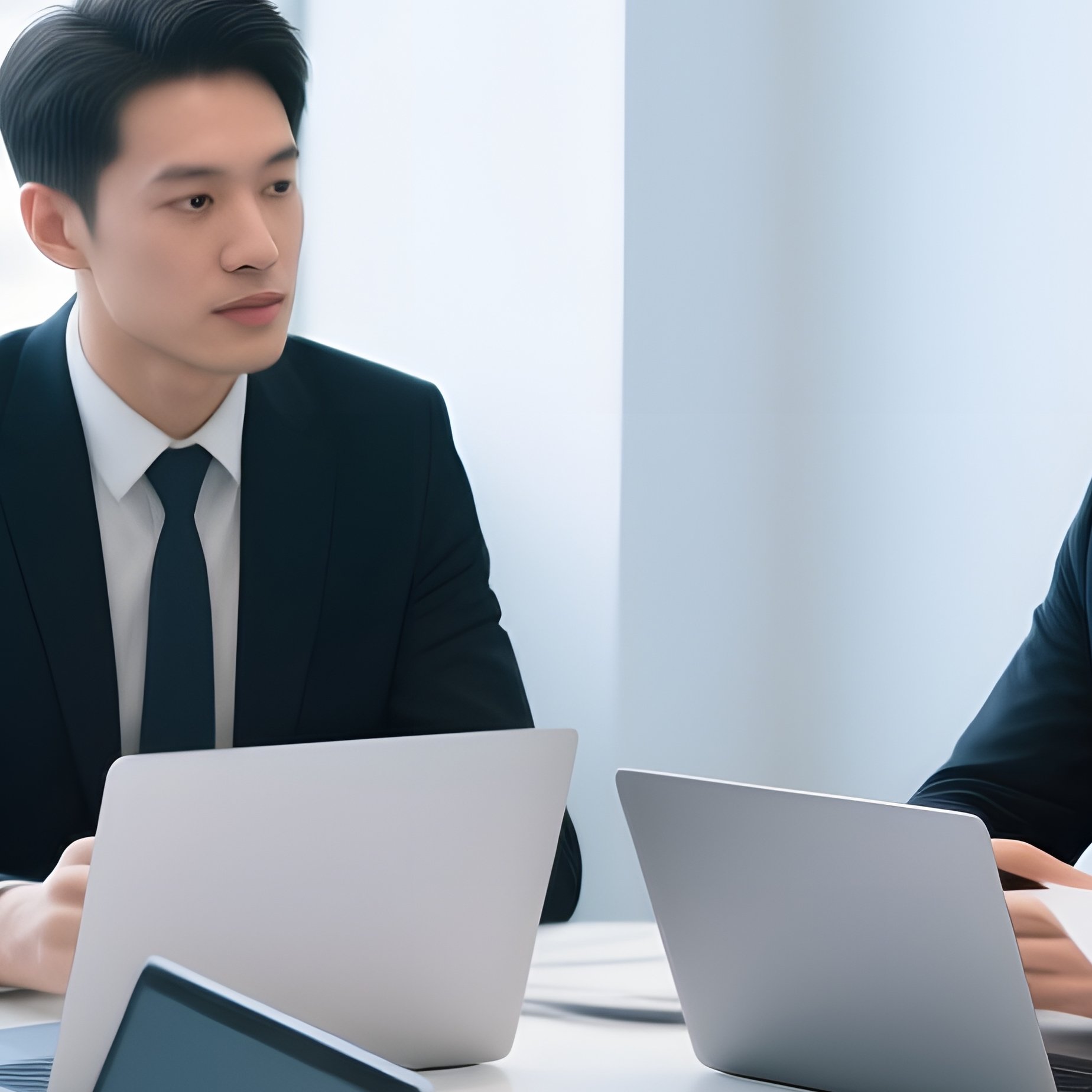 A Group Of Professionals In A Meeting Business Meeting - Full Resolution Quality Preview
