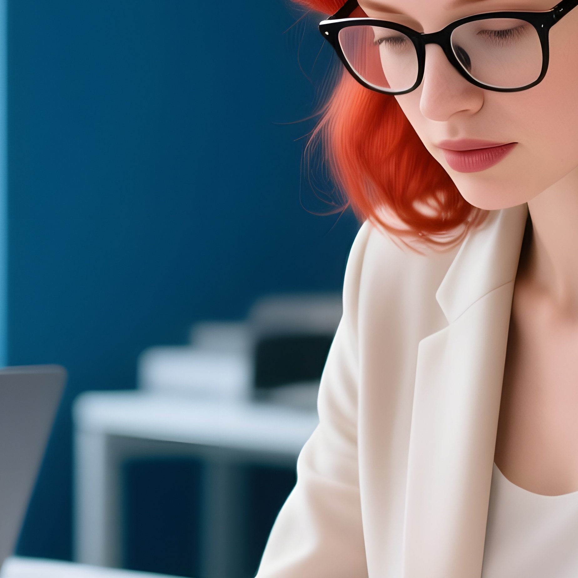 A Group Of Professionals Working In An Office Setting Office - Full Resolution Quality Preview