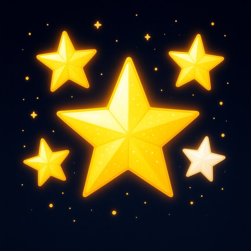 A Group Of Stars Stars Digital Art