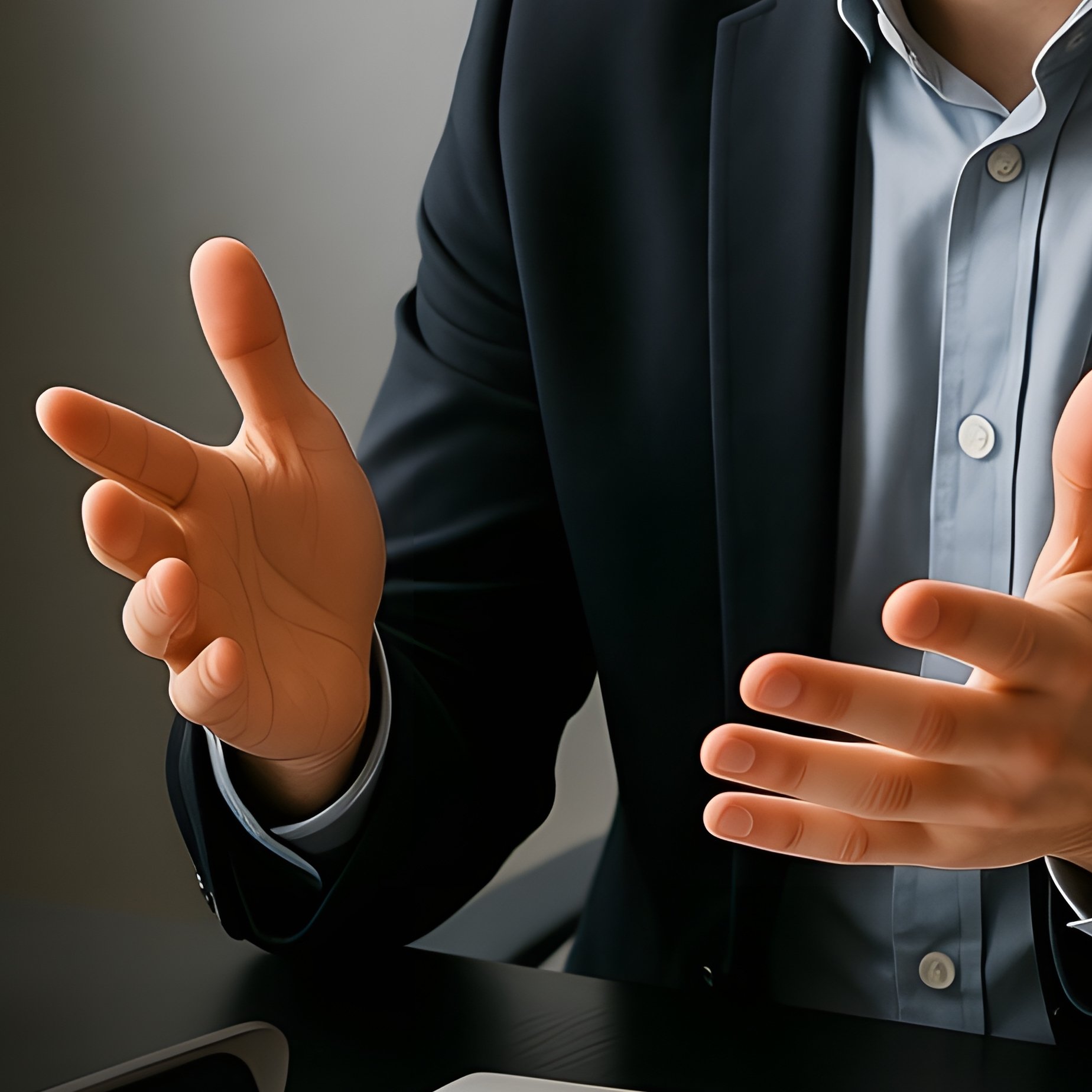 A Group Of Three Individuals Engaged In A Discussion Meeting - Full Resolution Quality Preview