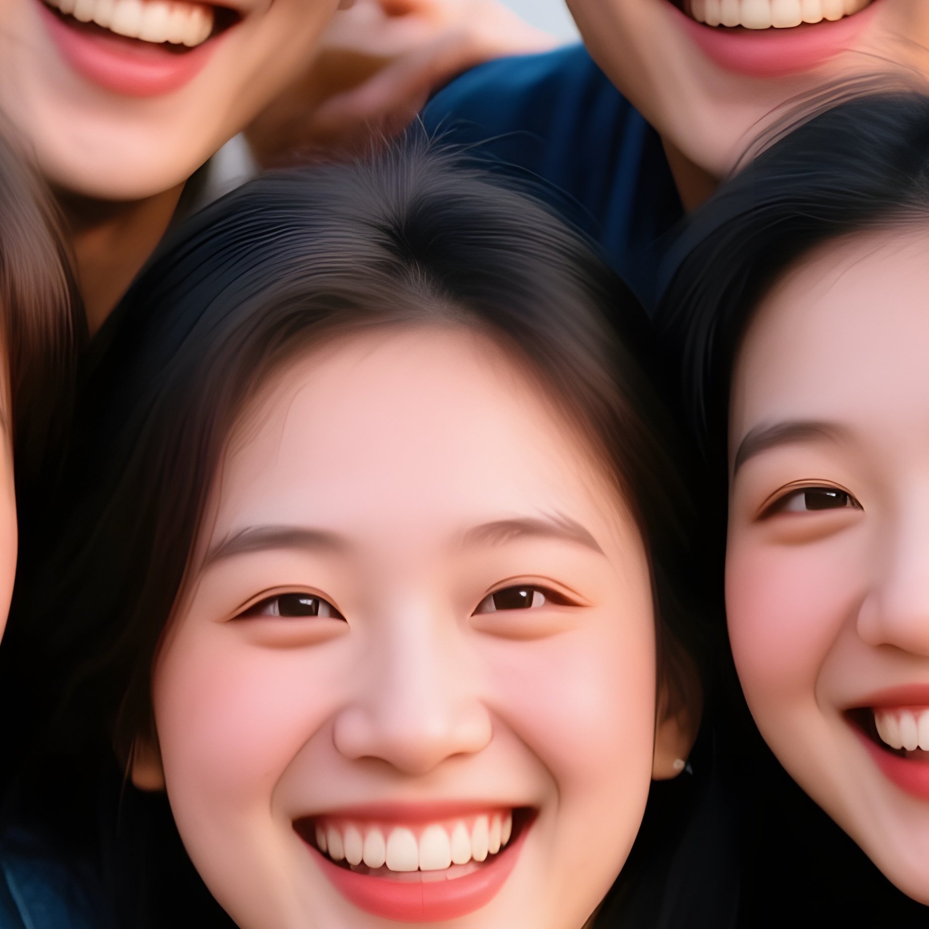 A Group Of Young Adults Posing Together Group Photo Friendship - Full Resolution Quality Preview