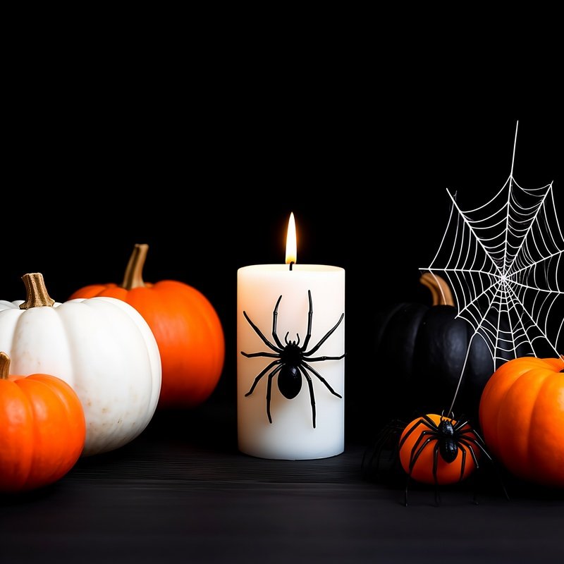 A Halloween Themed Still Life Arrangement Halloween Pumpkins