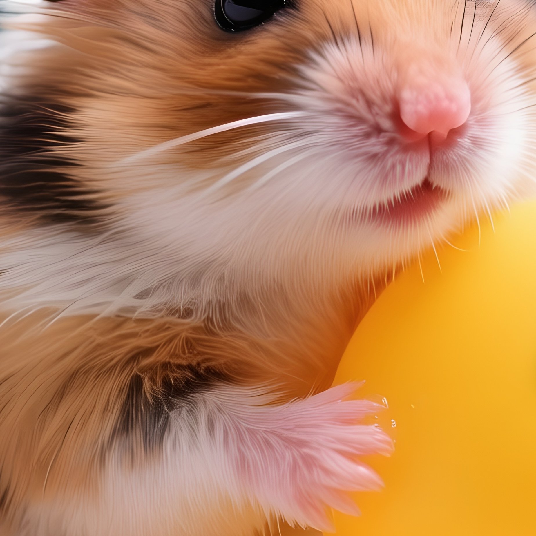 A Hamster Riding A Rubber Duck In Bubble Bath - Full Resolution Quality Preview