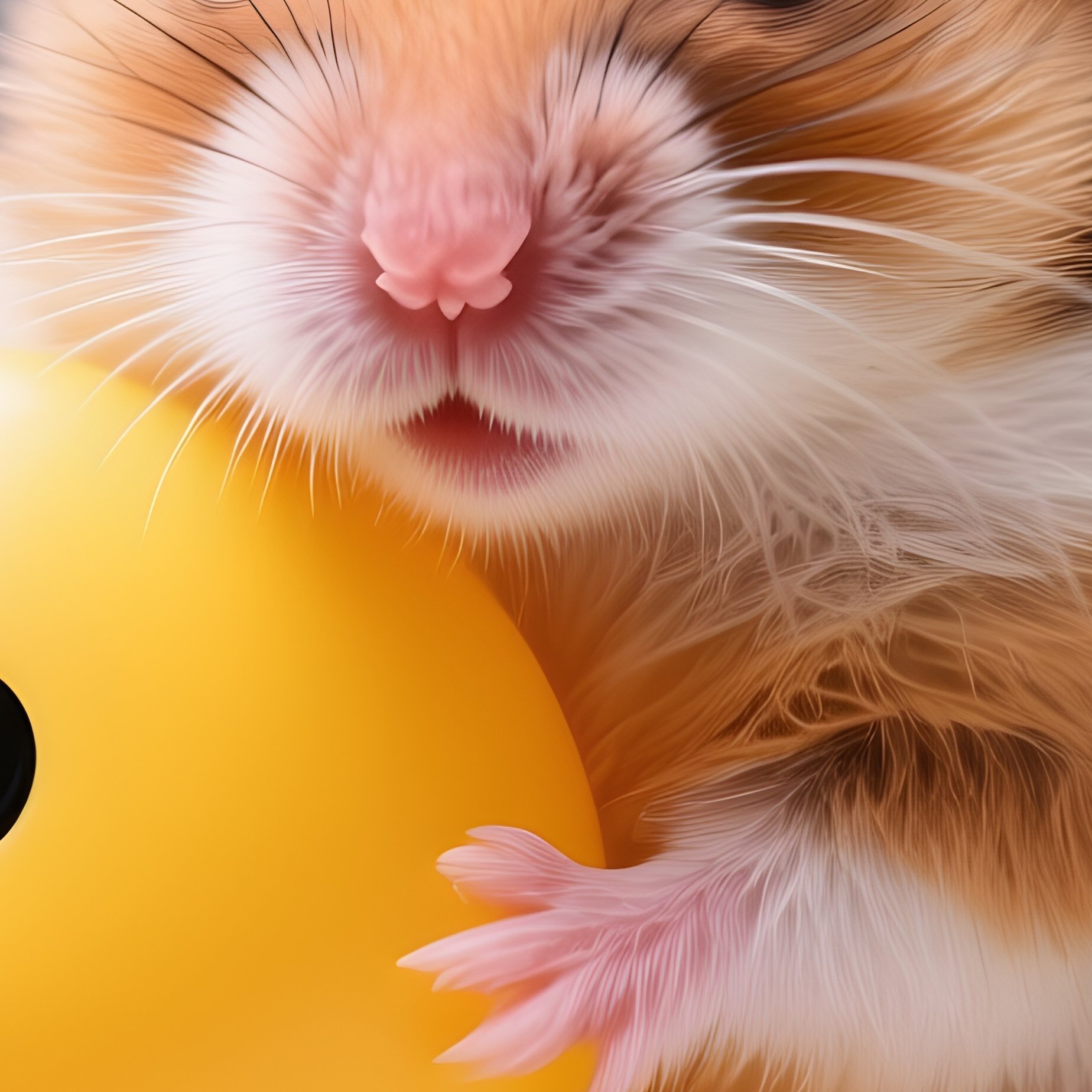 A Hamster Riding A Rubber Duck In Bubble Bath - Full Resolution Quality Preview