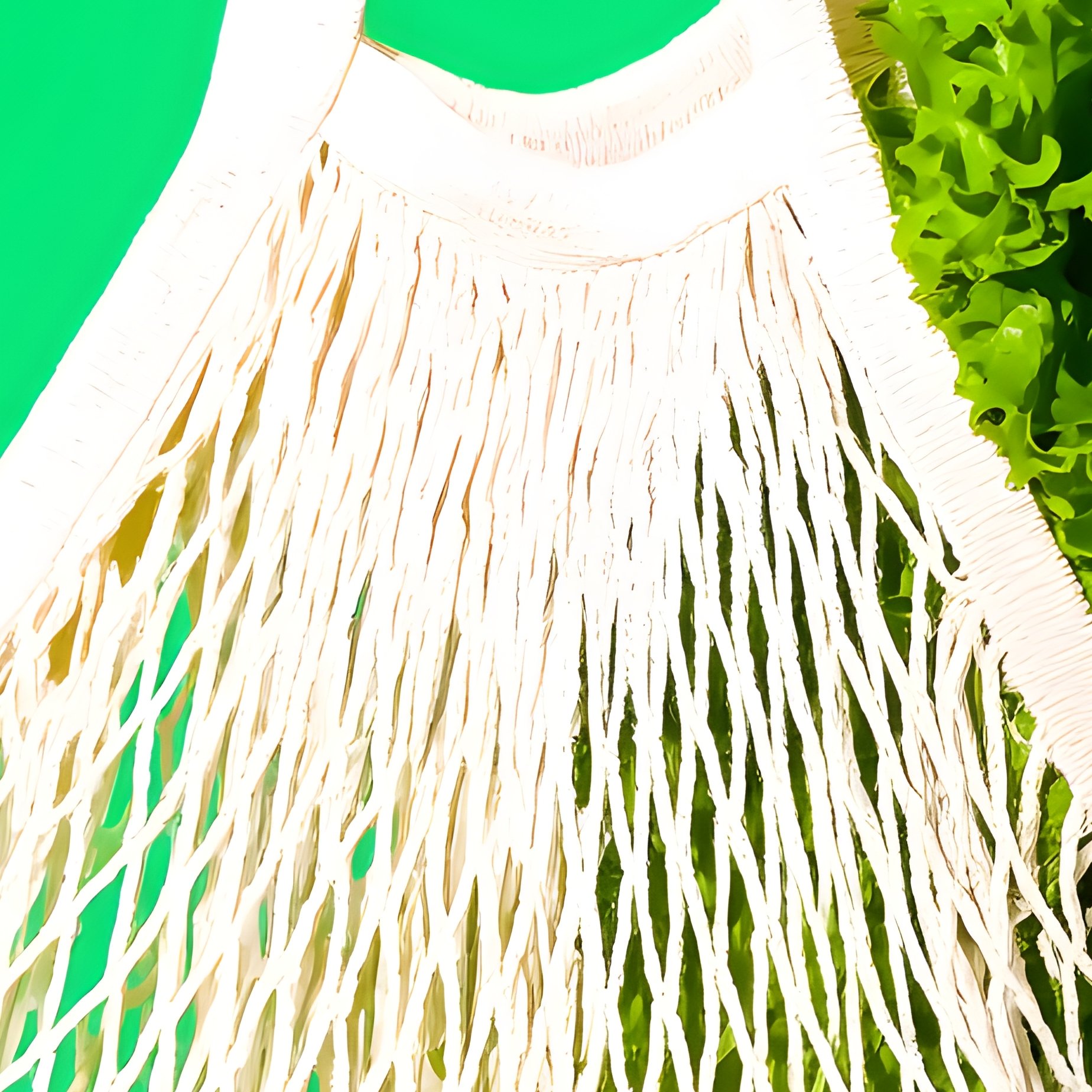 A Hand Holding A Mesh Bag Filled With Groceries Groceries Healthy - Full Resolution Quality Preview