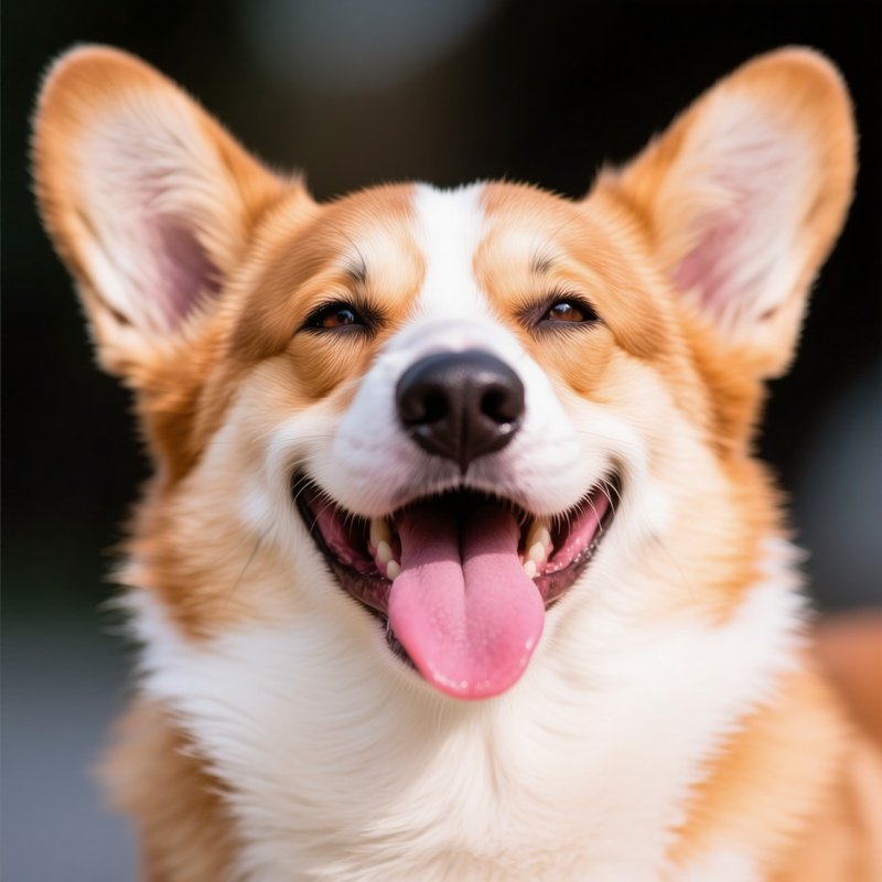 A Happy Dog Dog Corgi