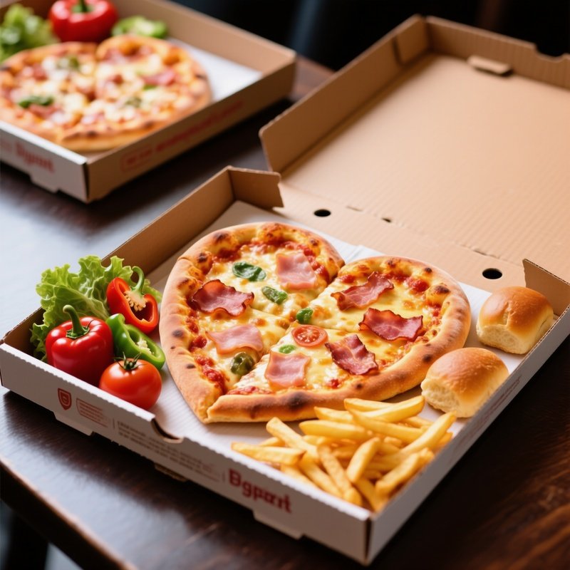 A Heart Shaped Pizza Served In A Box Pizza Heart Shaped