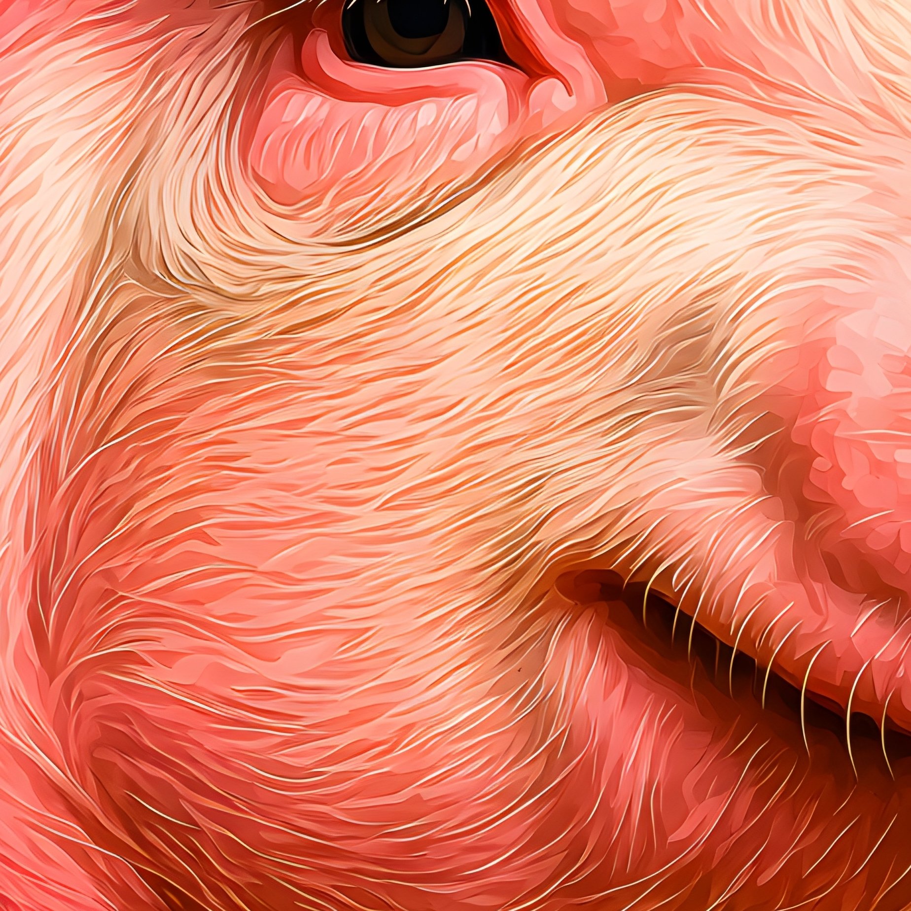 A Heraldic Pig Breed Berkshire As An Art Object - Full Resolution Quality Preview