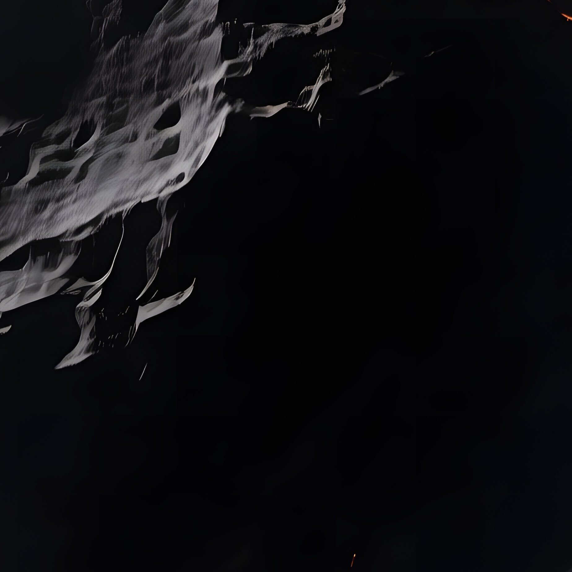 A High‑Contrast Image Of A Dark, Basaltic Asteroid Against A Brilliant White Solar Flare, Its Edges - Full Resolution Quality Preview