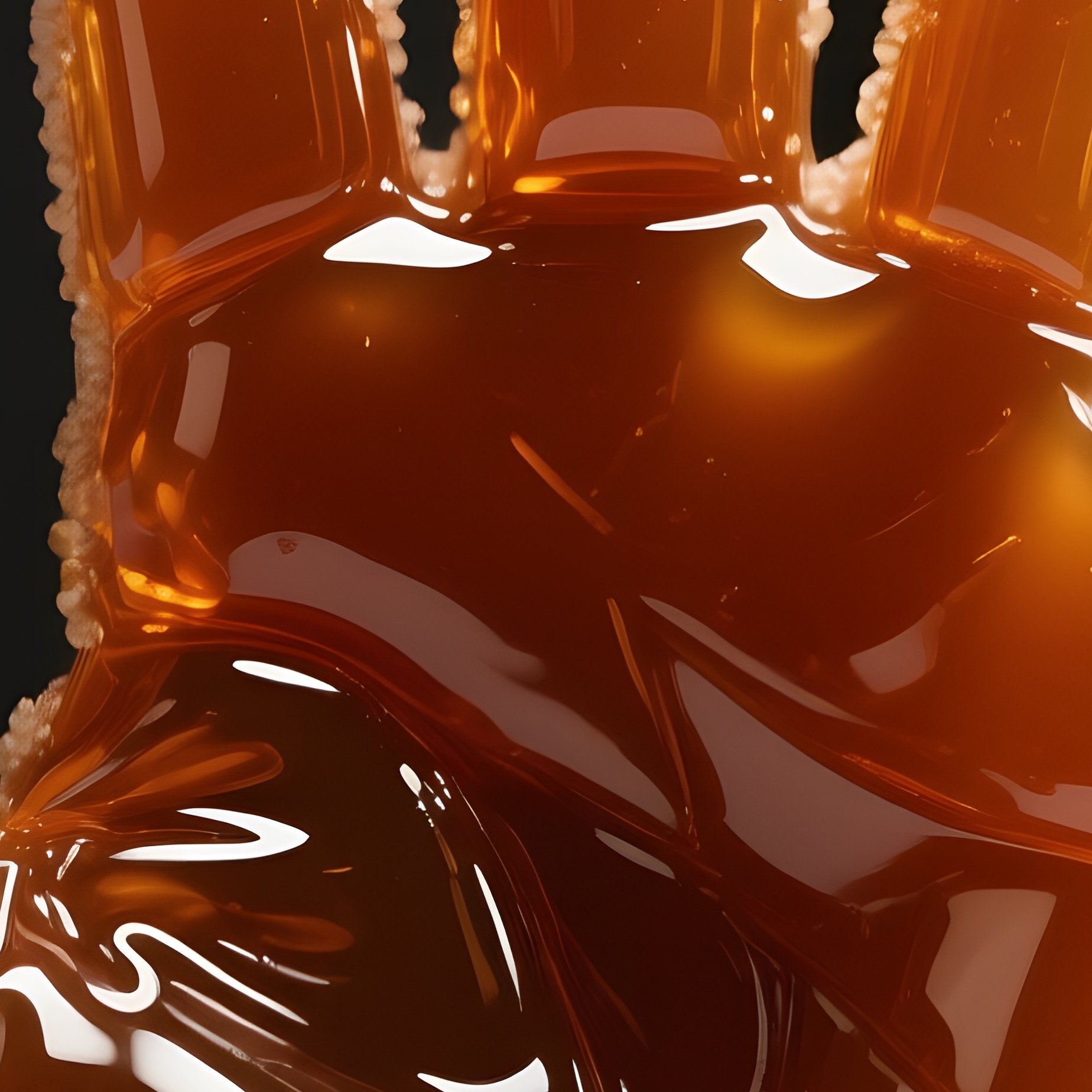 A High‑Contrast Studio Portrait Of A Sugar Sculpture Shaped Like A Human Hand, Each Finger - Full Resolution Quality Preview