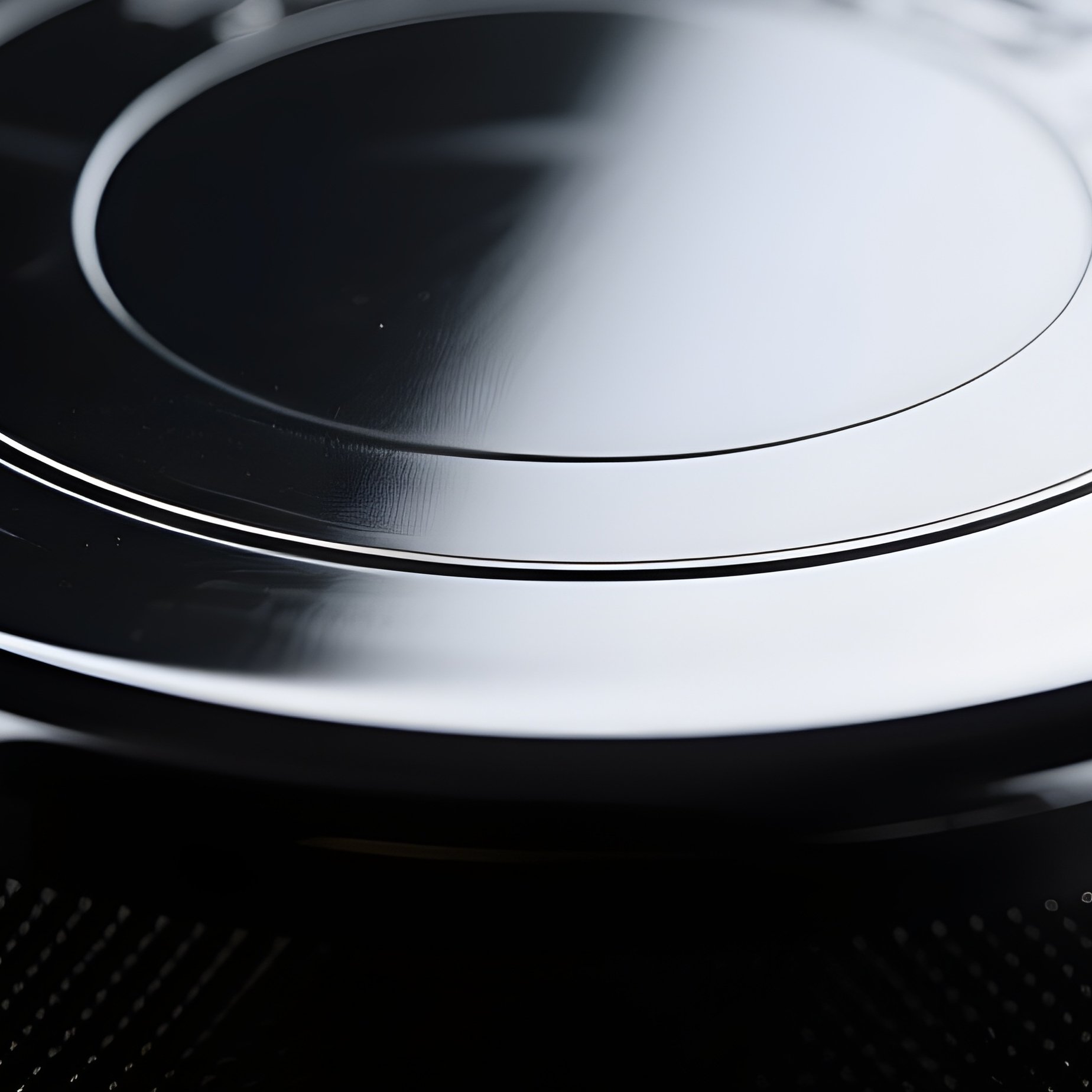 A High Gloss Black Puck Looking Like A Hockey Puck Unbranded - Full Resolution Quality Preview