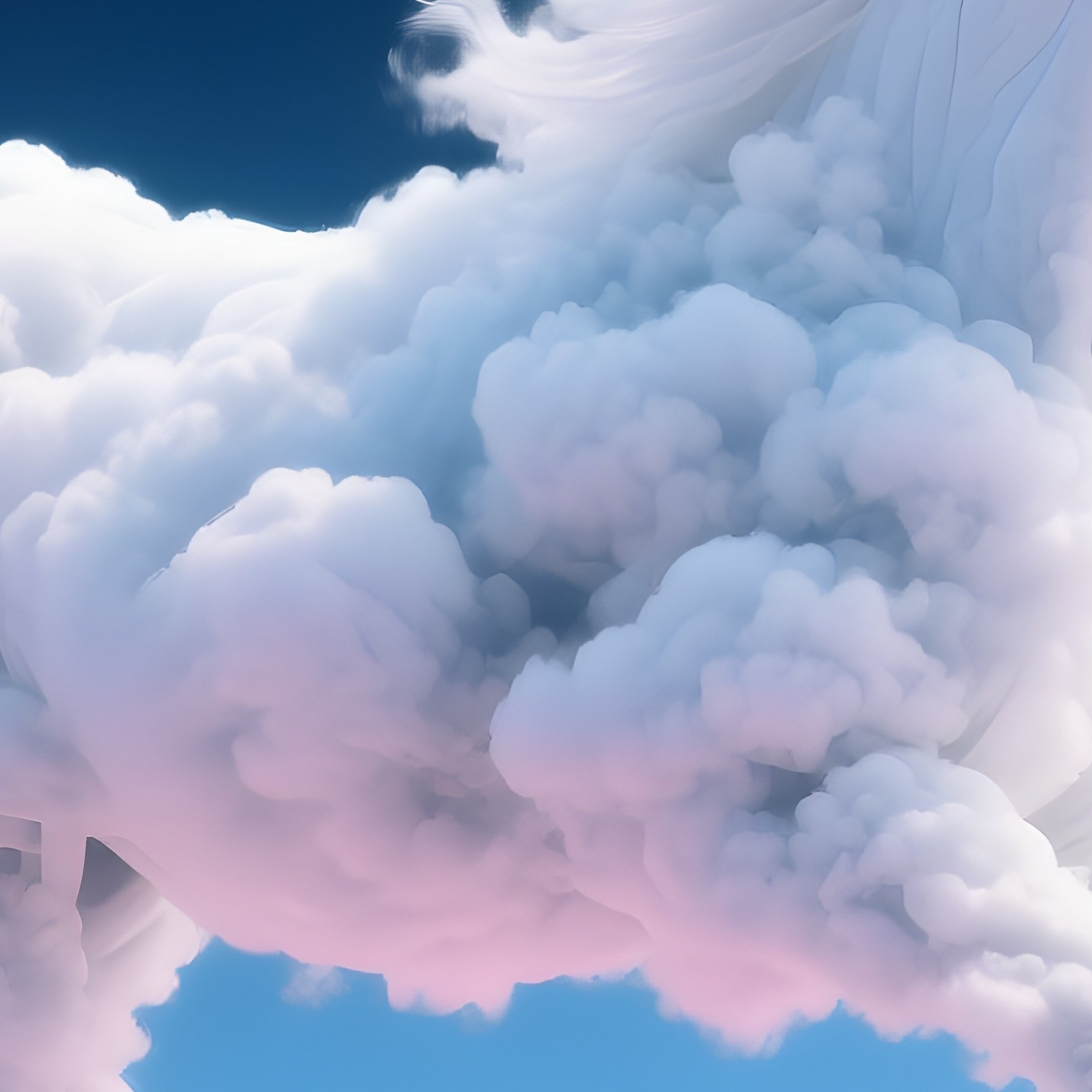 A Horse Made Of Clouds Galloping Through The Sky 2 - Full Resolution Quality Preview