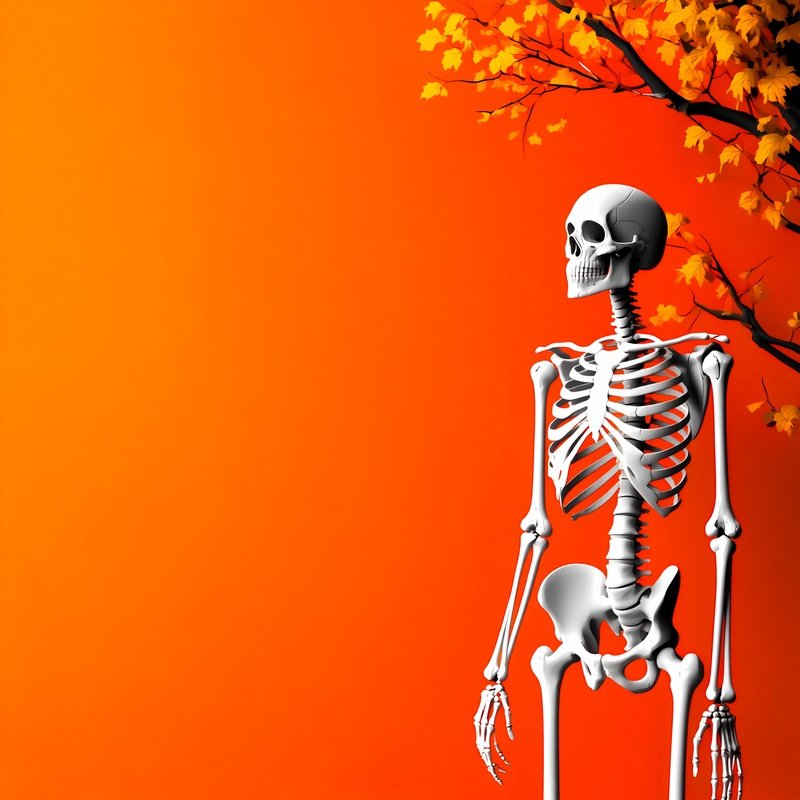 A Human Skeleton Skeleton Autumn