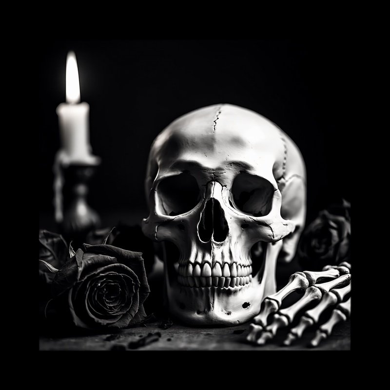 A Human Skull Skull Skeleton