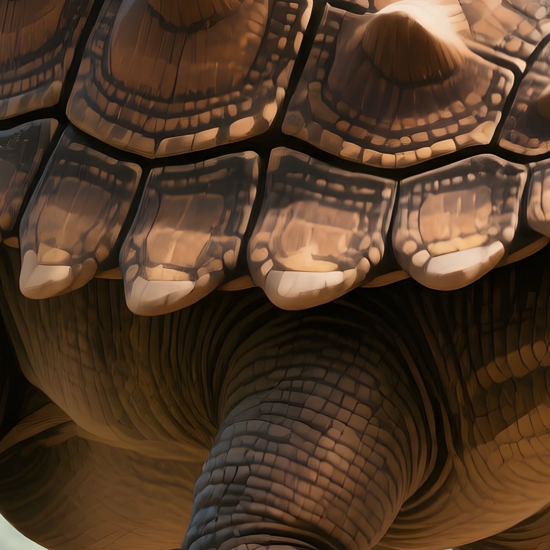 A Illustration Of A Nodosaurus Dinosaur Resembling A Fossil - Full Resolution Quality Preview