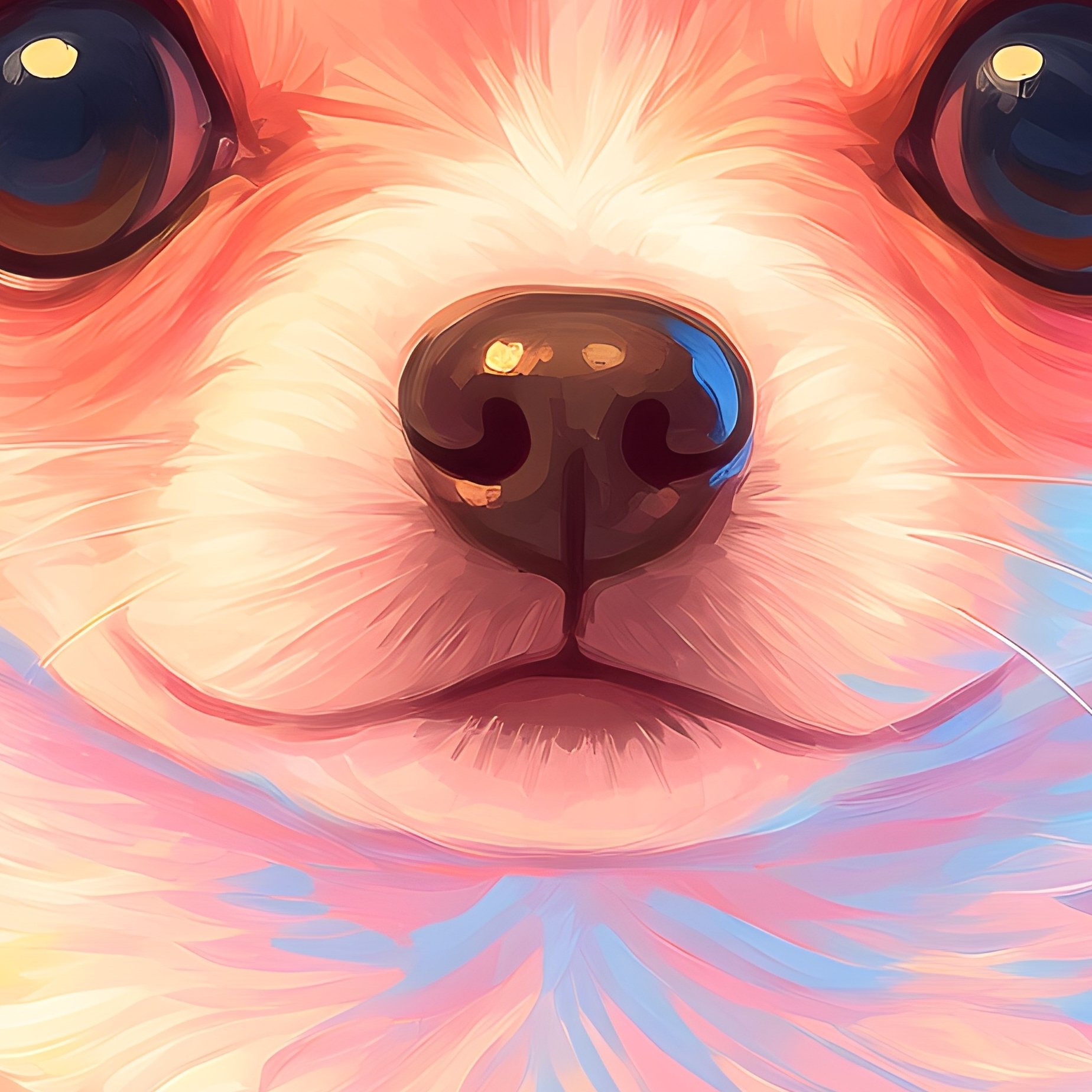 A Illustration Of A Puppy Chihuahua In Digital Art - Full Resolution Quality Preview