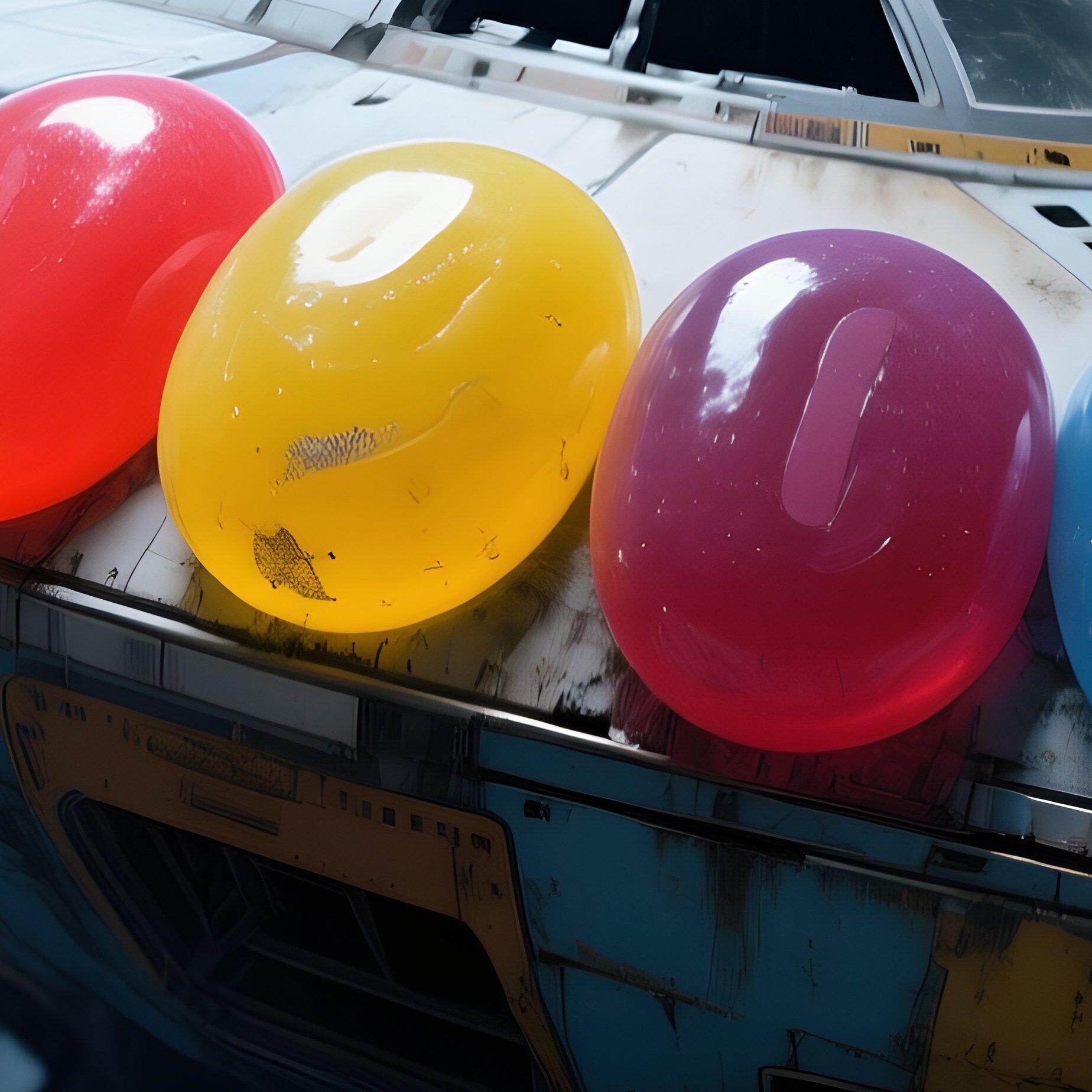 A Jellybean Spaceship Piloted By Hamsters Memorial Art - Full Resolution Quality Preview