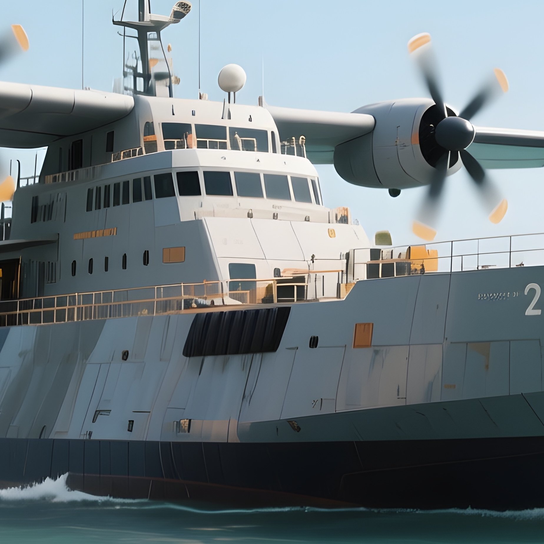 A Landing Craft Drifting Near A Tropical Beach - Full Resolution Quality Preview