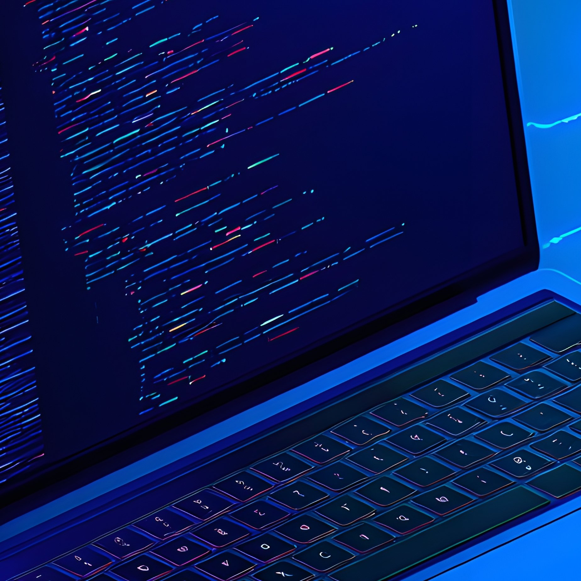 A Laptop Connected To Various Digital Icons Technology Network - Full Resolution Quality Preview