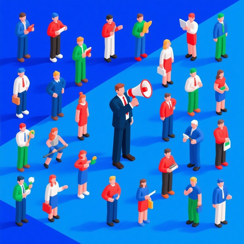 A Large Group Of Isometric People Isometric People