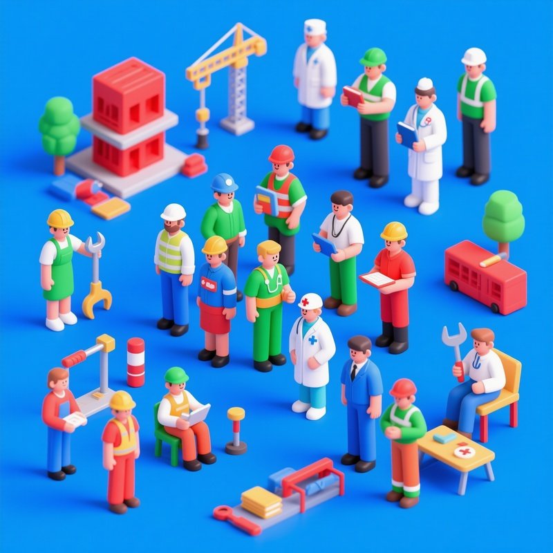 A Large Group Of Isometric People Isometric People